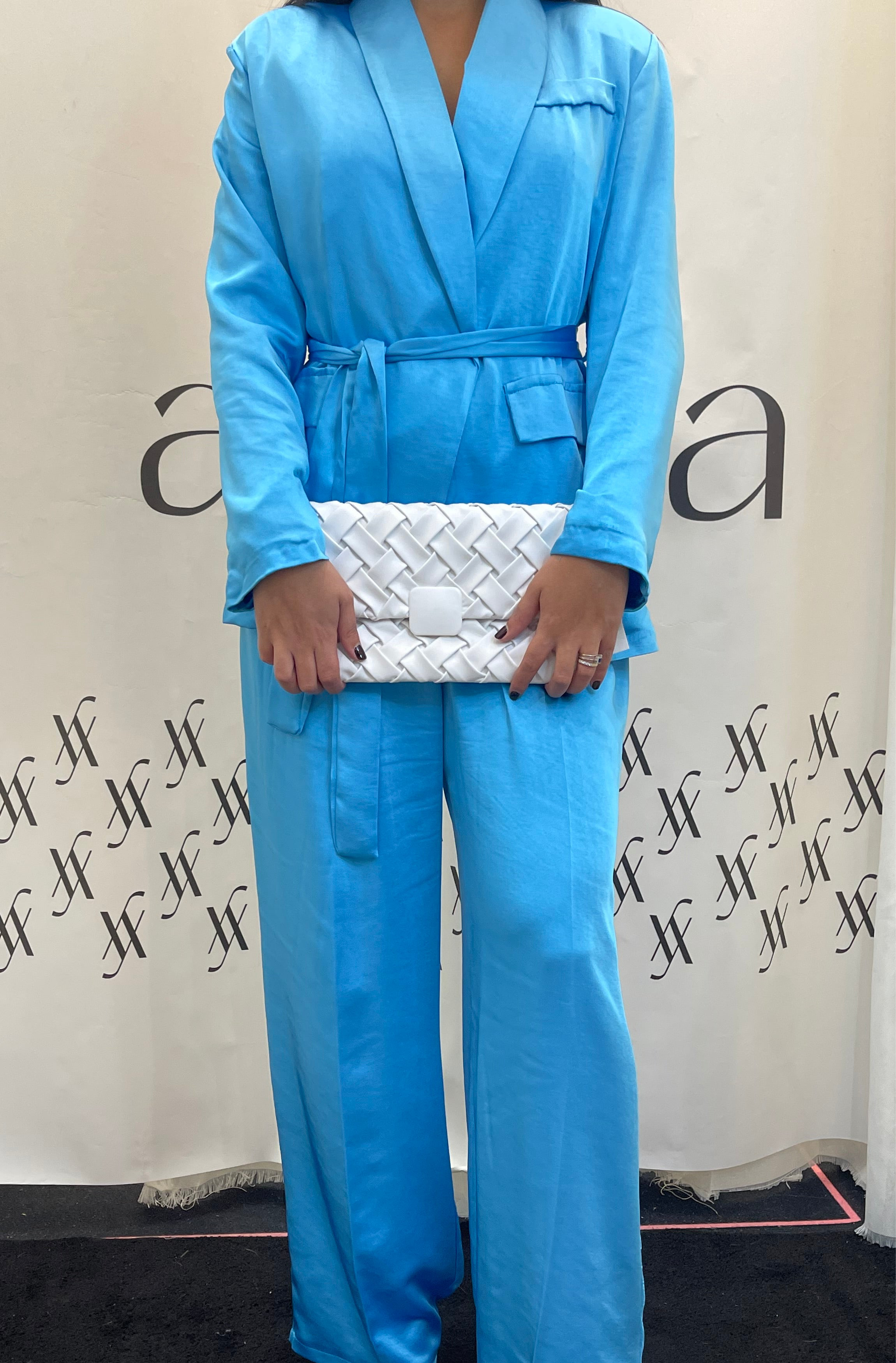 Borsa clutch in eco-pelle